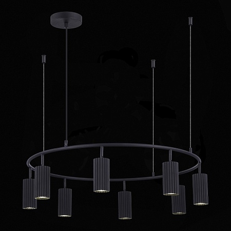 Светильник подвесной ST-Luce Черный/Черный GU10 8*5W 4000K SL1213.403.08 - фото