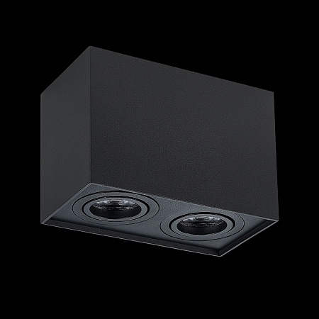 Светильник потолочный Черный GU10 2*50W L181xW100xH123 220V Без ламп ST109.407.02 - фото