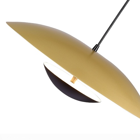 Светильник подвесной ST-Luce Золотистый,Черный/Золотистый LED 1*35W 3000K SL6502.203.01 - фото