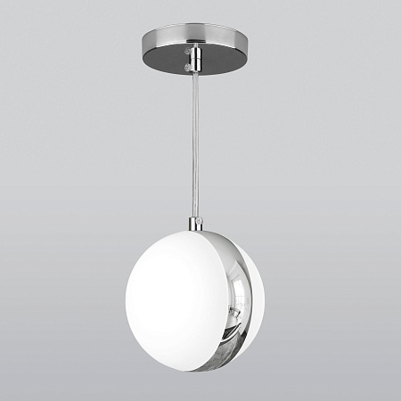 Подвесной светильник DLN050 GX53 белый/хром Elektrostandard - фото