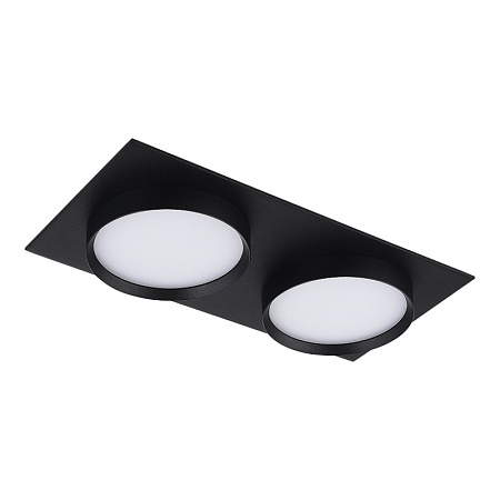 Св-к встр. Черный GX53 2*50W IP20 L220xW109xH43 220V Без ламп ST258.408.02 - фото