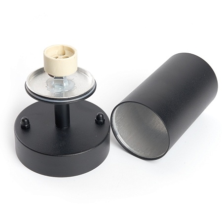 Светильник садово-парковый Feron DH1704, на стену, GU10 230V, черный (на стену) - фото