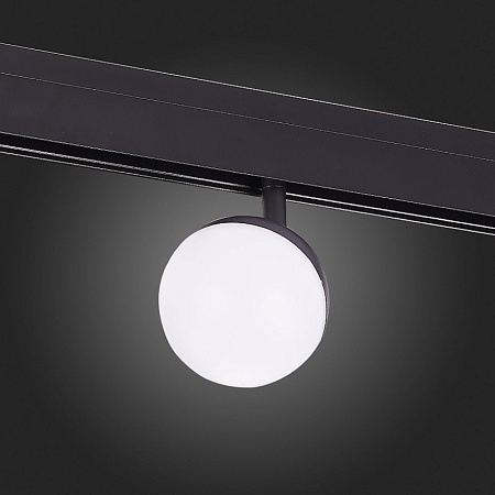 Магнитный трековый светильник Черный LED 1*7W 3000K 520Lm Ra>80 120° IP20 L120xW90xH192 ST358.436.07 - фото