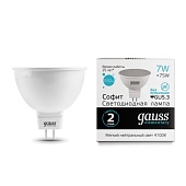 Светодиодная лампа Gauss Софит 7W 550Lm 4100K GU5.3 13527