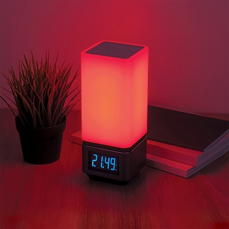 Smart-лампа с bluetooth-колонкой  серебристый Lussole Media 80418/1 - фото