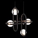 Светильник подвесной ST-Luce Черный/Прозрачный G9 4*5W SL1201.403.04 - фото