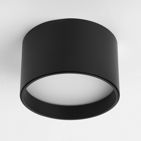 Накладной акцентный светильник черный 25123/LED Elektrostandard - фото