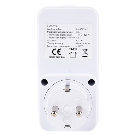 Розетка с таймером Feron TM27 электронная мощность 3600W/16A - фото