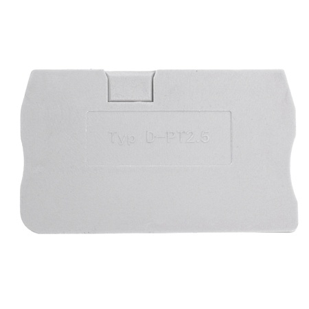 Торцевая заглушка для ЗНИ LD572 2,5 мм² (JXB PT 2,5), серый LD581-1-25 - фото