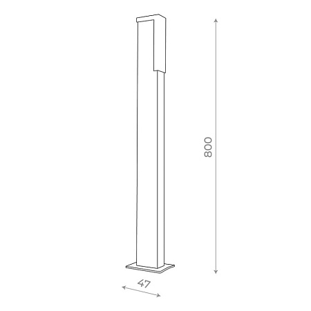 Светильник уличный наземный ST-Luce Черный/Белый LED 1*6W 4000K SL096.445.02 - фото