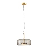 Светильник подвесной ST-Luce Золотистый/Дымчатый LED 1*9W 3000K SL1053.243.01