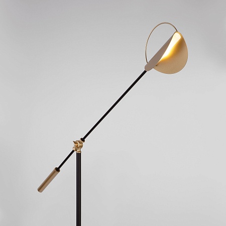 Напольный светильник Eurosvet 01143/1 черный/золото - фото