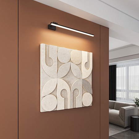 Светильник настенный светодиодный Acento черный 40155/LED Elektrostandard - фото