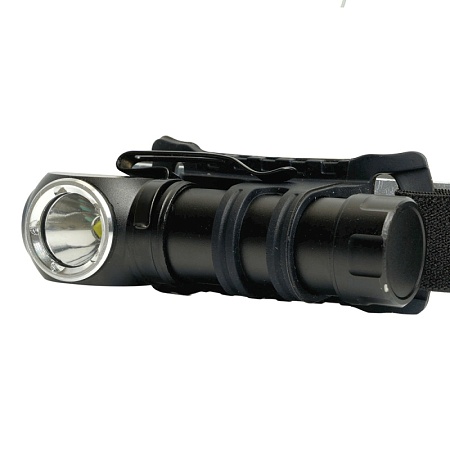 Фонарь налобный Feron TH2313 с аккумулятором 3W 1COB USB IP44, алюминий - фото