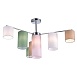 Светильник потолочный Хром/Белый, Бежевый, Зеленый E14 7*40W SLE300602-07 - фото