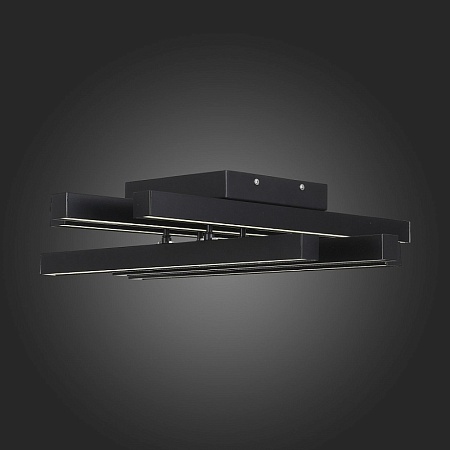 Люстра потолочная ST-Luce Черный/Белый,Черный LED 1*36W 3000K/4000K/6000K SL933.402.06 - фото