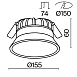 Встраиваемый светильник Technical Okno DL055-18W3-4-6K-W - фото