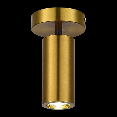 Светильник потолочный ST-Luce Черный, Латунь/Латунь GU10 1*5W 4000K SL1215.402.01 - фото