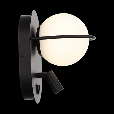 Бра ST-Luce Черный/Белый LED 1+1*8+3W 4000K SL395.411.02 - фото
