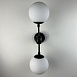 Бра Modo 2 Globes Black And White Glass Imperiumloft 84941-22 - фото