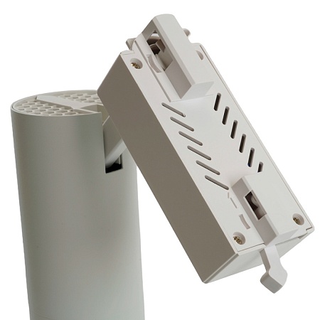 Светодиодный светильник Feron AL137 трековый однофазный на шинопровод 20W 4000K белый, изменяемый угол освещения 15-60град - фото