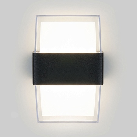 Настенный светодиодный светильник Maul черный IP54 1519 TECHNO LED чёрный - фото
