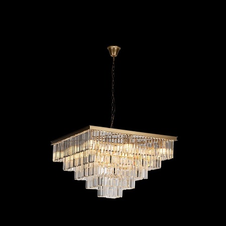 10019/800S Подвесная люстра LOFT IT Prism Clear - фото