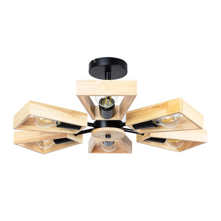 Потолочная люстра Arte Lamp BRUSSELS A8030PL-6BK - фото