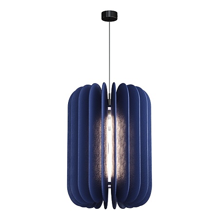 Светильник подвесной ST-Luce Черный/Синий E27 1*60W SL3004.433.01 - фото