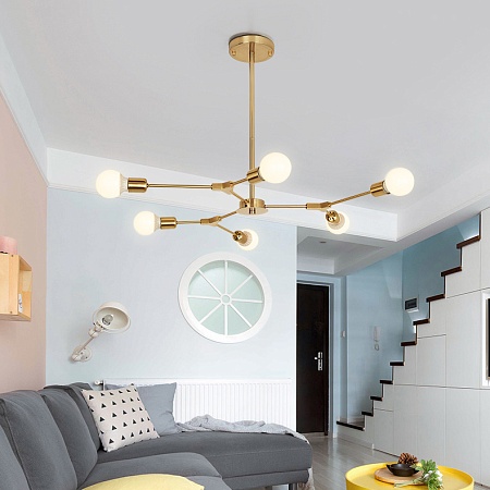 Люстра На Штанге Late D86 Black Imperiumloft 193582-26 - фото