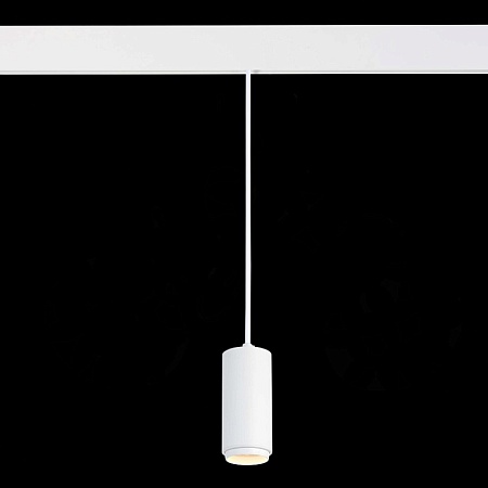 Магнитный трековый светильник подвесной ZOOM Белый LED 1*6W 4000K 667Lm Ra>80 10-60° IP ST357.543.06 - фото