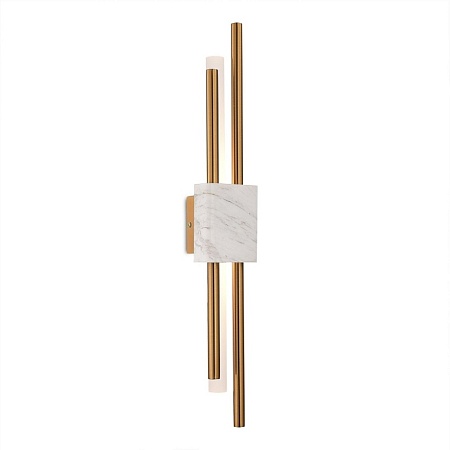 Бра ST-Luce Латунь/Латунь, Белый LED 2*3W 3000K SL6116.351.02 - фото
