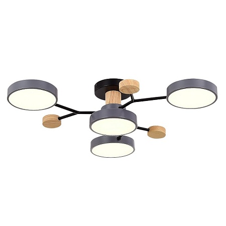 Светильник потолочный Серый/Серый LED 4*12W 3000K/4500K/6000K SLE6006-702-04 - фото