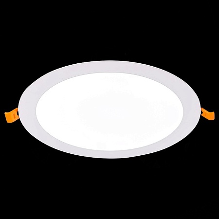 Св-к встр. Белый LED 1*18W 3000K 1 296Lm Ra80 110° IP20 D225xH8 90-265V ST209.538.18 - фото