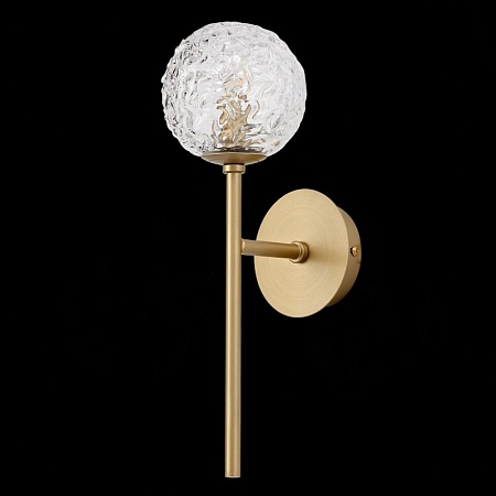 Светильник настенный ST-Luce Золотистый/Прозрачный G9 LED 1*5W SL1152.201.01 - фото