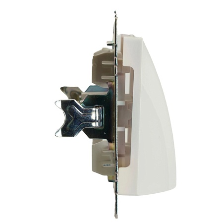 Кабельный вывод (механизм), STEKKER, серия Катрин, белый, GLS00-7116-01 - фото