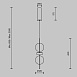 Подвесной светильник Maytoni MOD478PL-L8B3K - фото