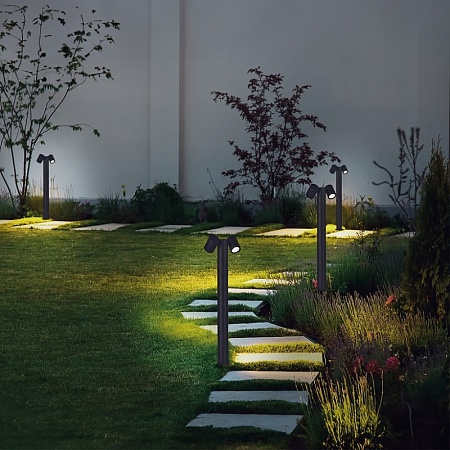 Светильник уличный наземный ST-Luce Черный GU10 2*35W SL9003.405.02 - фото