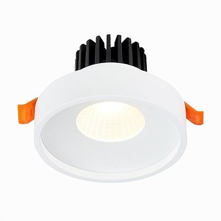 Св-к встр. Белый LED 1*10W 3000K 750Lm Ra>90 38° IP20 D100xH75 170-240V ST751.538.10 - фото