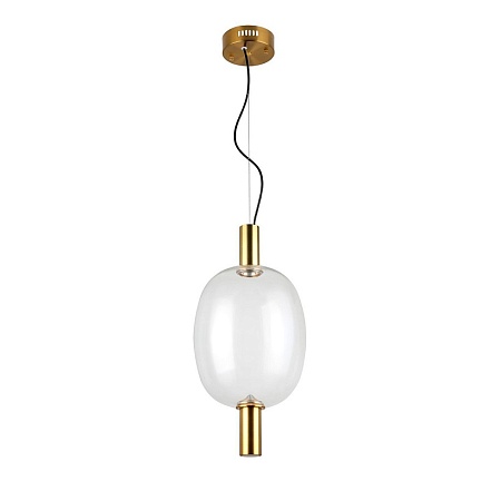 Светильник подвесной ST-Luce Бронзовый/Прозрачный LED 1*7W 2700K SL1582.313.01 - фото