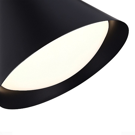 Светильник подвесной ST-Luce Черный/Черный LED 1*7W 3000K SL6501.403.01 - фото