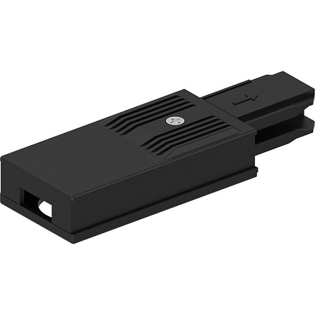 Cоединитель - коннектор для шинопровода, черный, LD1012 - фото