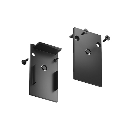 TR2107-BK Торцевые заглушки для шинопровода SMART черные (комплект 2 шт) - фото