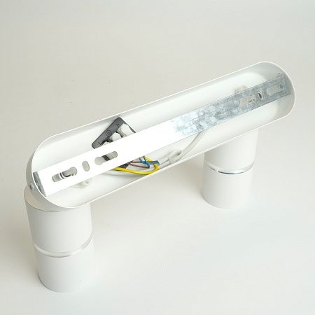 Светильник Feron  ML1862 ZEN настенно-потолочный под лампу GU10, белый, хром - фото