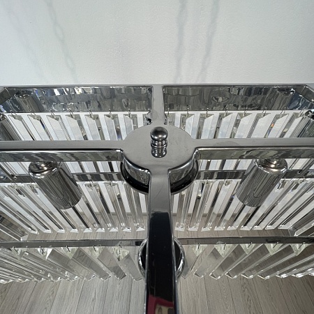 Люстра Rh 1920S Odeon Clear Glass Fringe Chrome Imperiumloft 228792-22 - фото