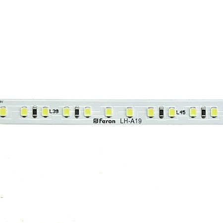 Лента светодиодная стабилизированная 120SMD(2835)/м 8Вт/м 48V 40000*10*1.22мм 3000К, IP20 LS420 FERON - фото