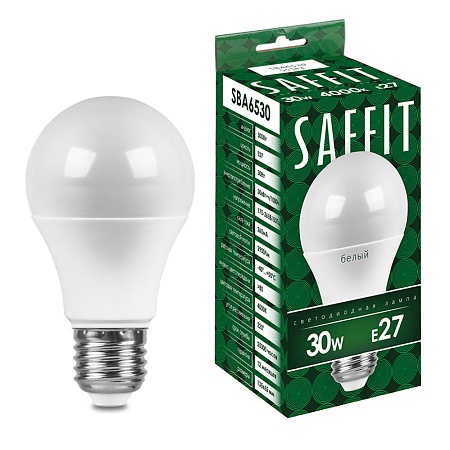 Лампа светодиодная SAFFIT SBA6530 Шар E27 30W 230V 4000K - фото