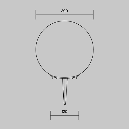 Ландшафтный светильник Outdoor Erda O594FL-01W - фото