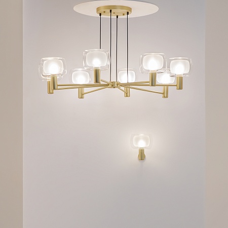 Подвесной светильник Maytoni Vision MOD411PL-08G - фото