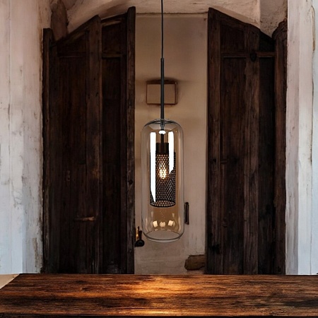 Подвесной Светильник Catch Amber Cylinder S D15 Imperiumloft 200986-26 - фото